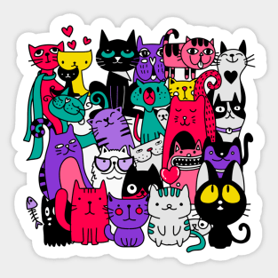 Just Cats Sticker